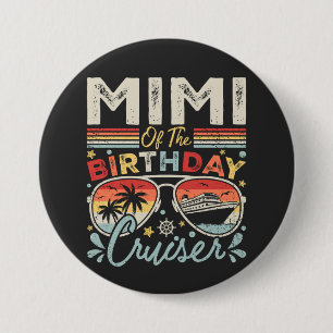 Mimi of the Birthday Cruiser Vacation Round Button