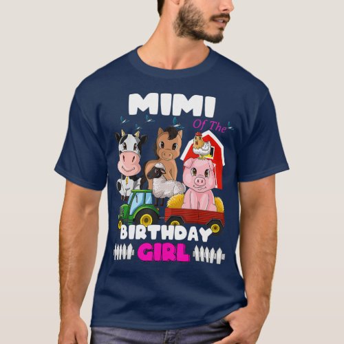Mimi of The Birthday Girl Barnyard Farm Animals T_Shirt