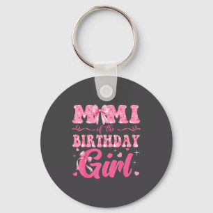 Mimi Of The Birthday Girl Family Nk Coquette Bow  Keychain