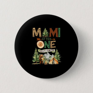 Mimi of the one happy camper 1st birthday camping button