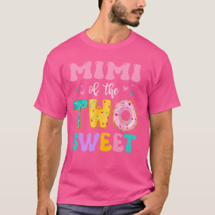 Mimi Of The Two Sweet Donut Birthday Girl Kids T-Shirt