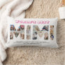 Mimi Photo Collage Letter Cutout Grandma Birthday Lumbar Pillow