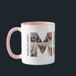Mimi Photo Collage Letter Cutout Grandma Birthday Mug<br><div class="desc">Celebrate the special moments with your grandmother with this Grandma Photo Collage design. This customizable design is perfect for creating a personalized and heartfelt gift for Mother's Day and Birthday celebration. Craft a beautiful collage with the word MIMI, featuring cherished moments, creating a visual journey of the precious memories you've...</div>