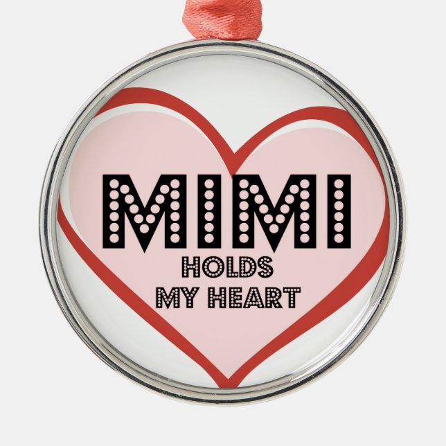 Mimi Round Ornament (Front)