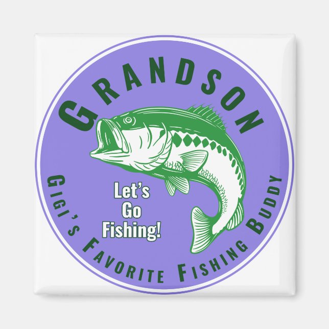 Mimi’s Favorite Fishing Buddy Magnet (Front)