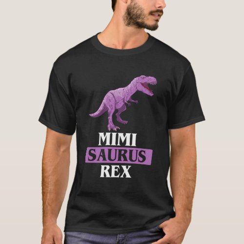 Mimi_Saurus Rex Dinosaur Mimisaurus T_Shirt