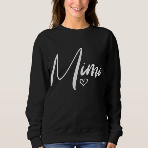 Mimi T  Women Mimi  Christmas Grandkids Sweatshirt