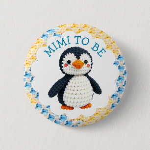 Mimi to Be Boy's Baby Shower Button