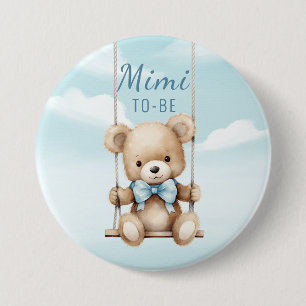 Mimi To Be Teddy Bear Swing Button