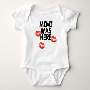 MiMi Was Here Kisses Baby Bodysuit