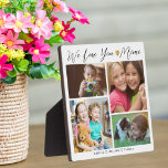 Mimi We Love You | Grandkids 4 Photo Collage Plaque<br><div class="desc">Mimi We Love You | Grandkids 4 Photo Collage Plaque -- Make your own 4 picture frame  personalized with 4 favorite grandchildren photos and names.	
Makes a treasured keepsake gift for grandmother for birthday, mother's day, grandparents day and other special days.</div>