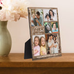 Mimi We Love You Grandkids 6 Photo Rustic Wood  Plaque<br><div class="desc">Customized Mimi picture frame plaque with grandkids names and  grandchildren photos .Makes a special, memorable and unique keepsake gift for holidays, birthday, grandparents day, mothers day and Christmas.</div>