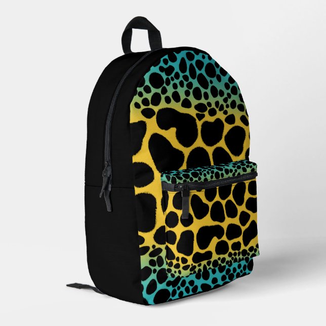 Mimic Poison Dart Frog Printed Backpack (Back Corner Left)