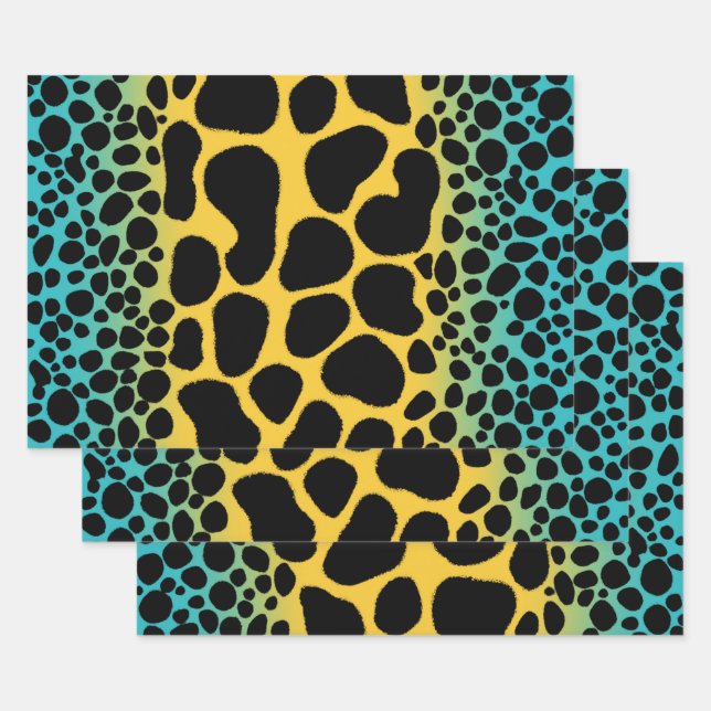 Mimic Poison Dart Frog Wrapping Paper Sheets (Set)