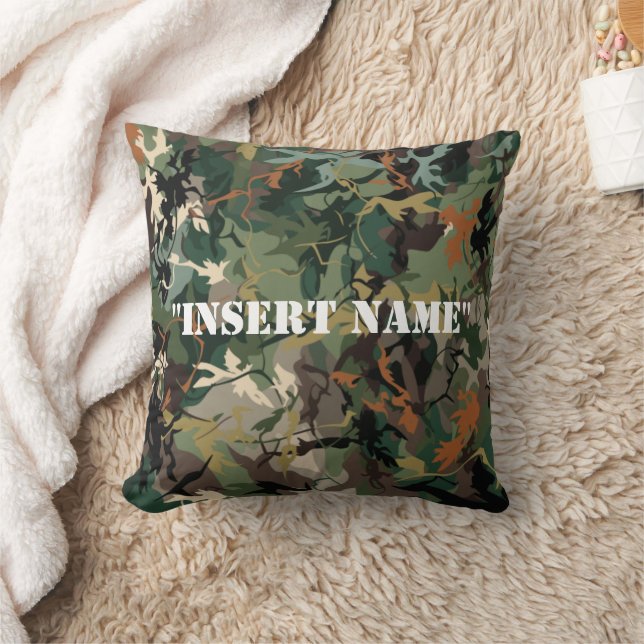 Mimicking Nature: The Science of Camouflage Throw Pillow (Blanket)