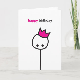 Mimie card - Birthday / Crown