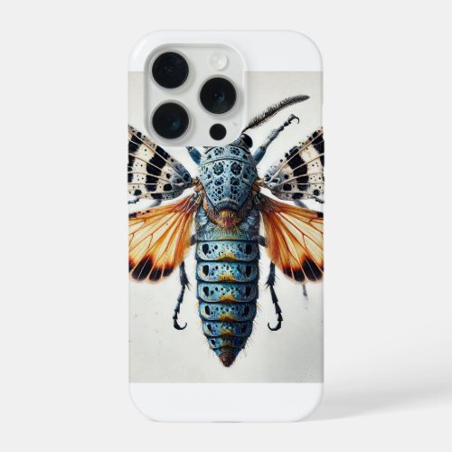 Mimillaenopsis Insect 140624IREF119 _ Watercolor iPhone 15 Pro Case