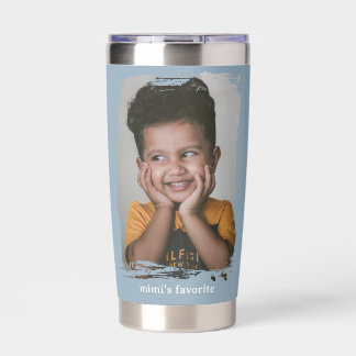 Mimi's Favorite Child Cute Photo Travel Coffee Mug Insulated Tumbler