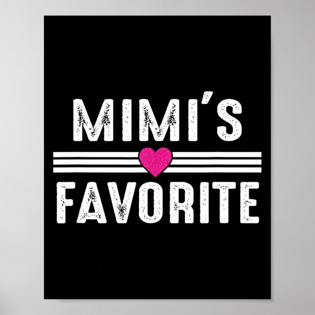 Mimi's Favorite  Poster (Front)