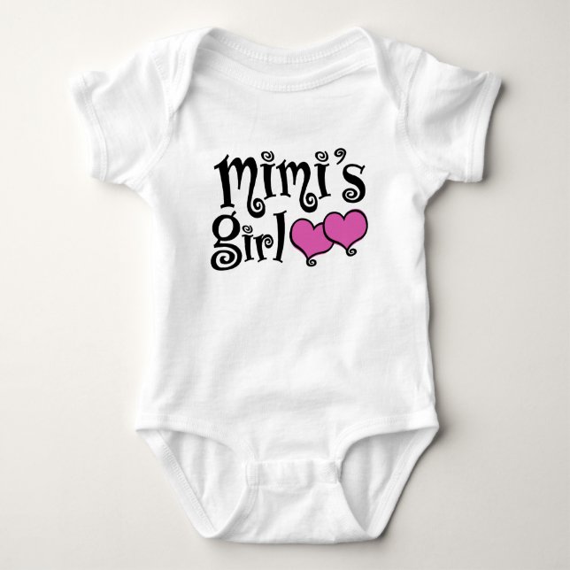 Mimi's Girl Baby Bodysuit (Front)