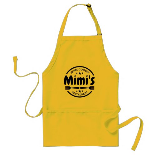 Mimis Home Cookin Restaurant Adult Apron