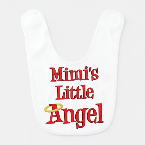Mimis Little Angel Grandchild Baby Bib