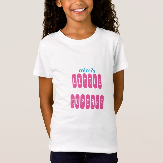 Mimi's little Girl cupcake T-shirt (Front)