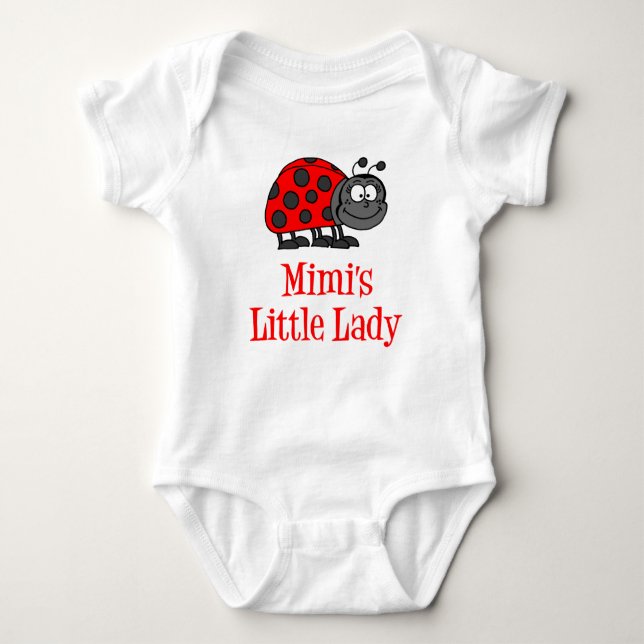 Mimi's Little Lady Baby Bodysuit (Front)