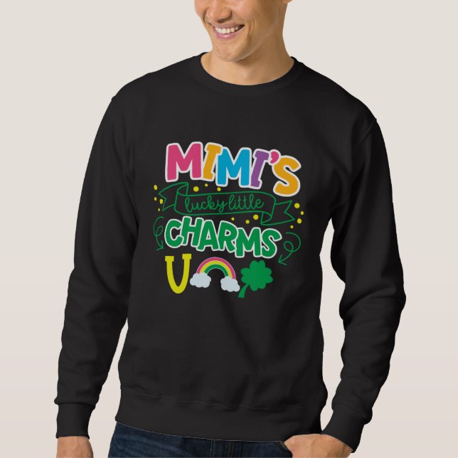 Mimi's Lucky Little Charms C Shamrock Sweatshirt (Front)