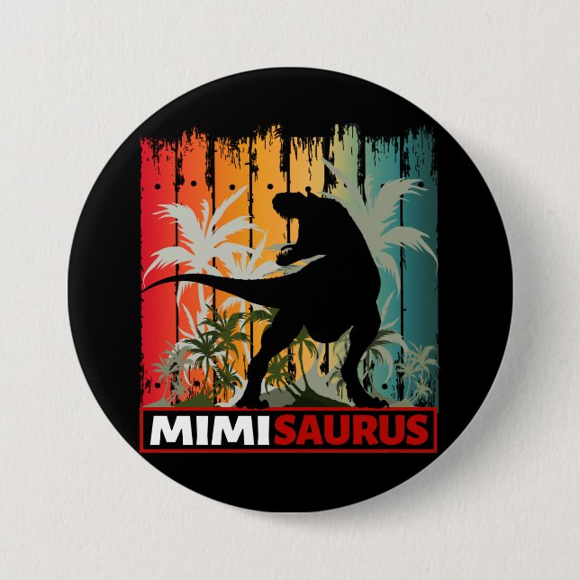 MIMISAURUS DINOSAUR LOVER BUTTON (Front)