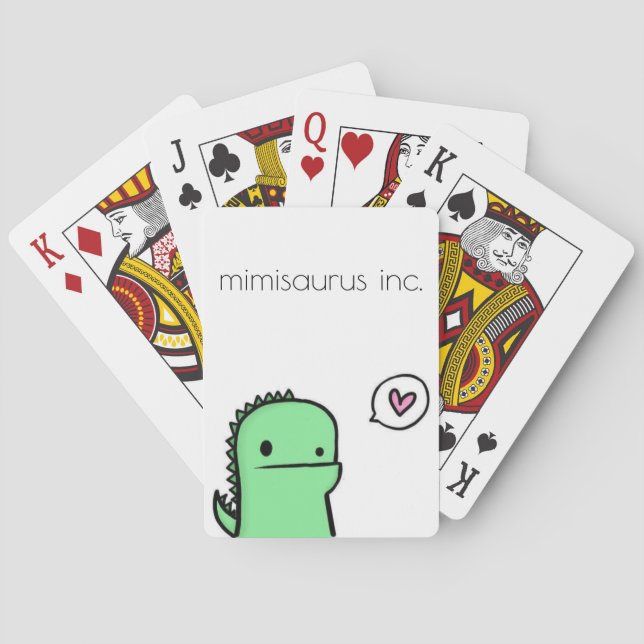 mimisaurus inc. playing cards (Back)