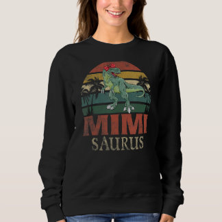 Mimisaurus Rex Dinosaur  Mimi Saurus Family Matchi Sweatshirt