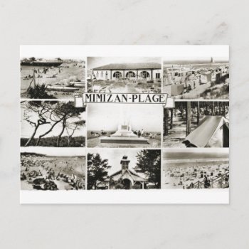 Mimizan Plage Postcard by Franceimages at Zazzle