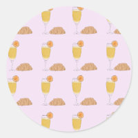 Mimosa and Brunch Sticker