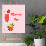 Mimosa Bar Bubbly Brunch Baby Shower  Poster<br><div class="desc">Late night diaper poster a popular baby shower activity. Easily edit the text, color, size to make it uniquely yours. We also have coordinating and matching stationery and party goods under Bubbly And Brunch Baby Shower Theme collection bundle up with napkins, plates, favor tags, invitations, thank you cards, welcome signs,...</div>