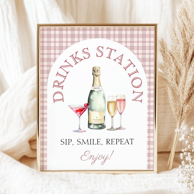 Mimosa bar Pink Fresh off market Bridal Shower Poster (Creator Uploaded)