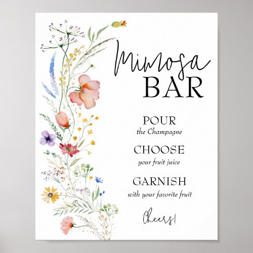 Mimosa Bar Poster