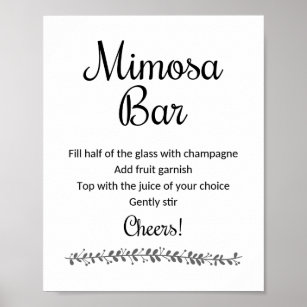 Mimosa Bar Sign - Rochester