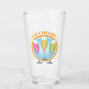 Mimosa Colorful Champagne Glasses