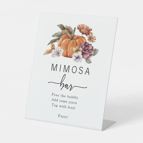 Mimosa Fall Bar Sign