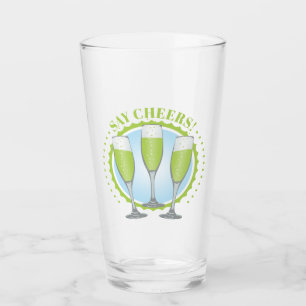 Mimosa Green Champagne Glasses