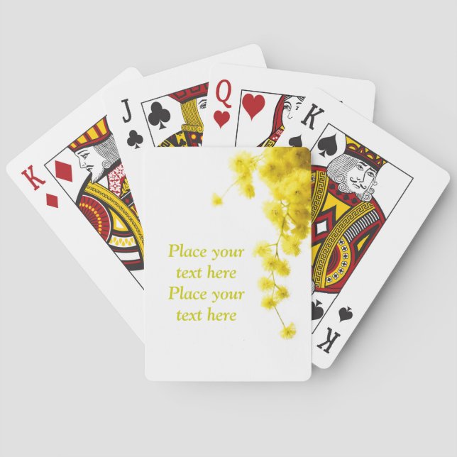 Mimosa Poker Cards (Back)
