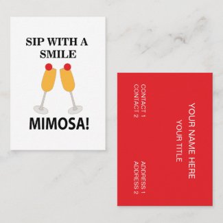 Mimosa Sip With A Smile Mimosa