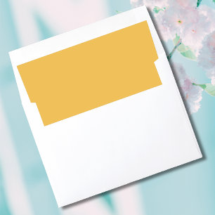 Mimosa Yellow soft elegant timeless Envelope Liner