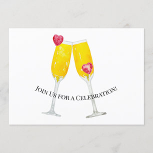 Mimosas Personalized Invitation