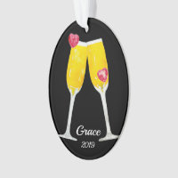 WATERCOLOR Mimosa Clip Art Mimosas Bottomless Mimosas Hand Painted