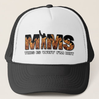 MIMS Hat -  This is Why I'm Hot Logo - White