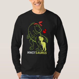 Mimsysaurus Mimsy Tyrannosaurus Dinosaur Baby Moth T-Shirt