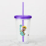 Min &amp; Clover | Happy Cowgirl &amp; Brontosaurus Ride Acrylic Tumbler
