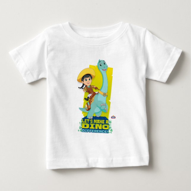 Min & Clover | Making a Dino Difference Baby T-Shirt (Front)